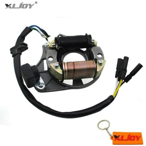 XLJOY Magneto Stator Plate For 70cc 90cc 110cc 125cc Air Cooled 4 Stroke Electric Start Engine ATV Go Kart Go Kart Pit Dirt Bike