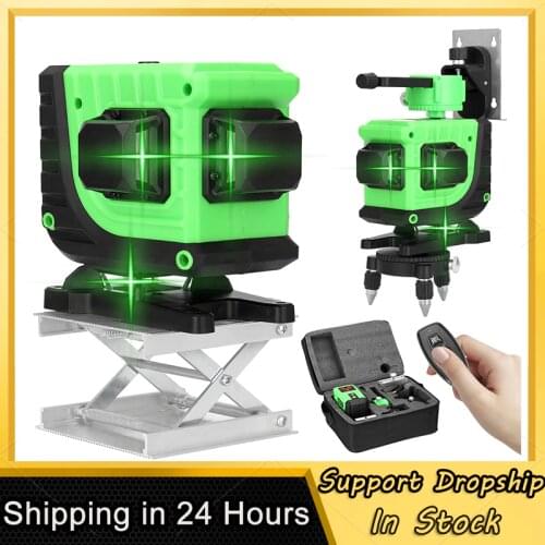 Laser Level Multifunctional 3D 12 Lines Lazer Level Tool Vertical Horizontal Lines Professional Level Machine level instrument