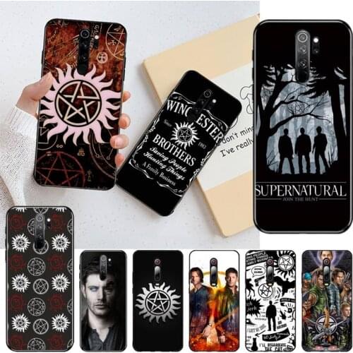 Supernatural SPN tv Dean and Sam Soft Phone Case Capa for Redmi Note 9 8 8T 8A 7 6 6A Go Pro Max Redmi 9 K20