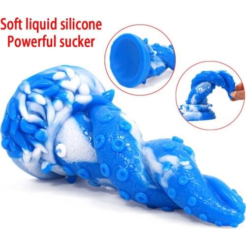 2021 New Colorful Animal Dildo Fake Penis Sex Toys for Women dildo Masturbation Silicone Toys for Adults Games dildo for Woman