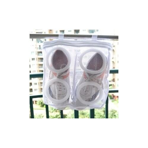 New Fashional Storage Organizer Bags Mesh Laundry Shoes Bags Dry Shoe Organizer Portable Washing Bags