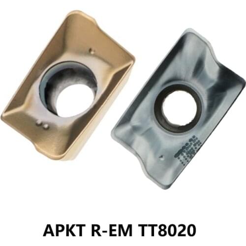 Original APKT09T316R-EM APKT170516R-EM APKT1705PER-EM TT8020 APKT09T316 APKT170516 APKT1705 PER Carbide Milling Inserts Cutter