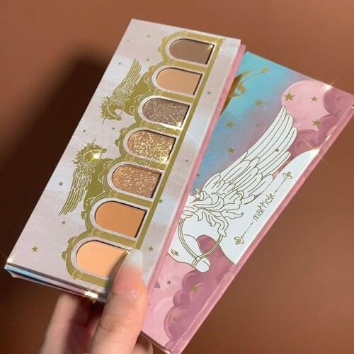 Seven-color Eyeshadow Palette Earth Color Repair Matte Pearlescent Summer One Eyeshadow Palette Waterproof Makeup TSLM1