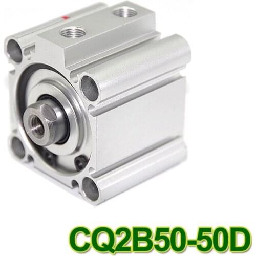 SMC Type CQ2B series CQ2B50-50D 50mm bore 50mm stroke Double Action single rod thin Pneumatic Compact Cylinder high quality