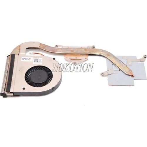 Nokotion CN-0N7H00 0N7H00 For Dell Inspiron 14R-5437 5437 3437 laptop cooling heatsink Copper Radiator With FAN