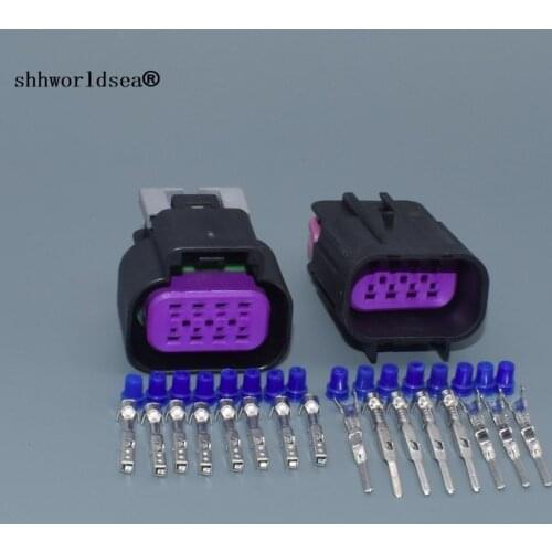 Shhworldsea 8 Pin 15326835 15326839 Automotive Daytime Running Light DRL Connector Fog Lamp Socket For BUICK Chevrolet Chevy Cam