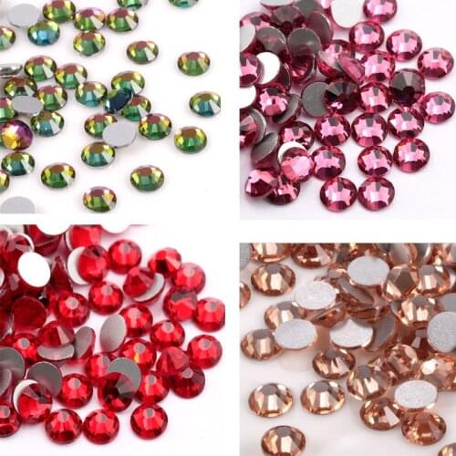Swarovsky Promotion Non Hot Fix Rhinestone Flat Back Crystal Strass Glitters Stone For DIY Nail Garment Diamond