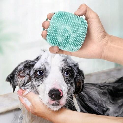 Pet Dog Bath Brush Multifunction Shampoo Grooming Dog Brush Shower Massage Comb Pet Cat Cleaning Tool
