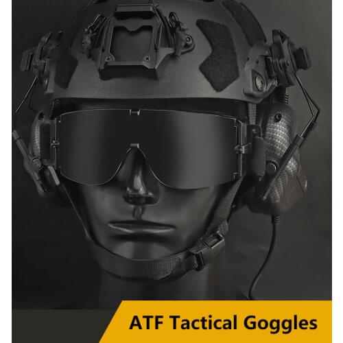 Military Anti Fog Goggles Tactical Glasses Airsoft Skiing Glasses Eye Glasses Goggles Motor Eyewear Cycling Riding 3 Lens