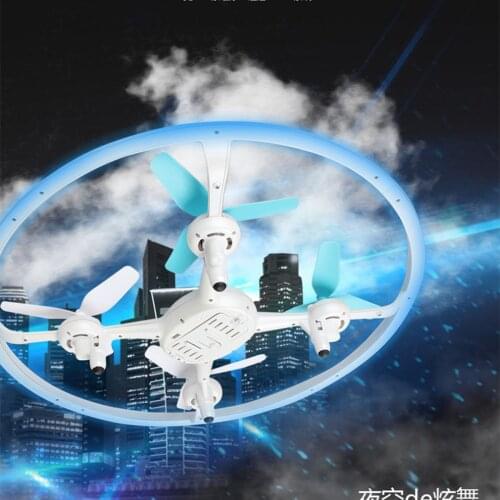 W3 0.3MP RC Drone with Camera Quadcopter Wifi FPV LED Light Altitude Hold G-sensor One Key Return RC Helicopter