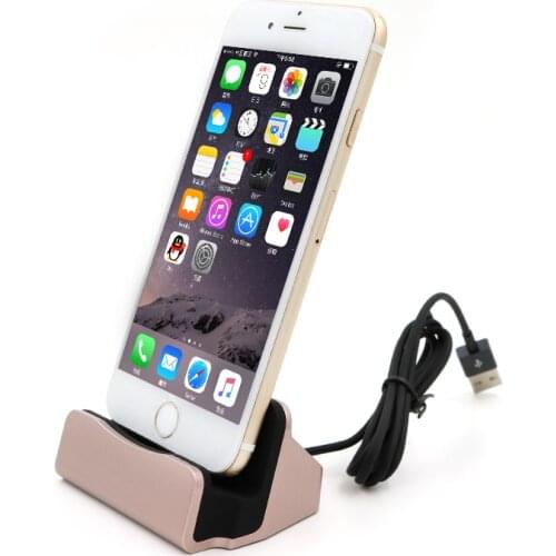 Charging Base Dock Station For iPhone X 8 7 6 USB Cable Sync Cradle Charger Base For Xiaomi Android Type C Samsung Stand Holder