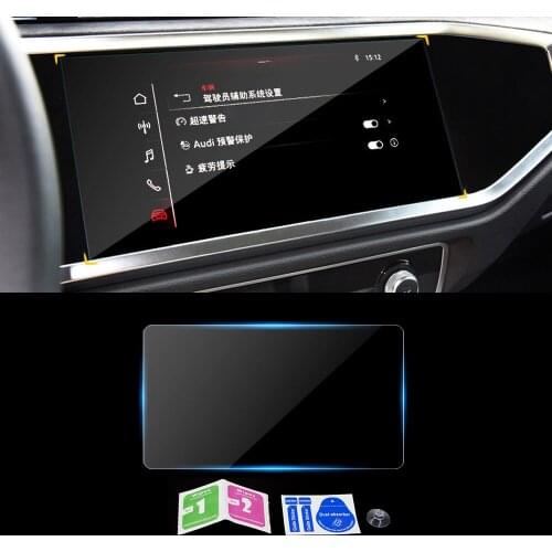 For Audi Q3 F3 2018 2019 Car Navigation Film Dashboard Monitor Screen Protector Glass Film Cover Sticker Interior Accessories