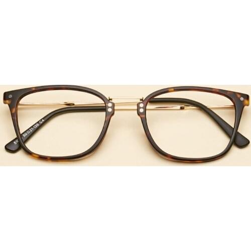 2020 Retro eyeglasses frames Vintage eye glasses frame men women Optical Myopia Prescription Clear glasses Spectacles eyewear