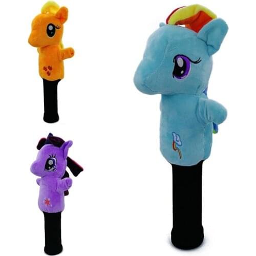 6 Colors Cartoon Horse Golf Head Covers Fit Hybrid Woods Sport Animal Golf Fairway Headcover Mascot Novelty Cute Gift