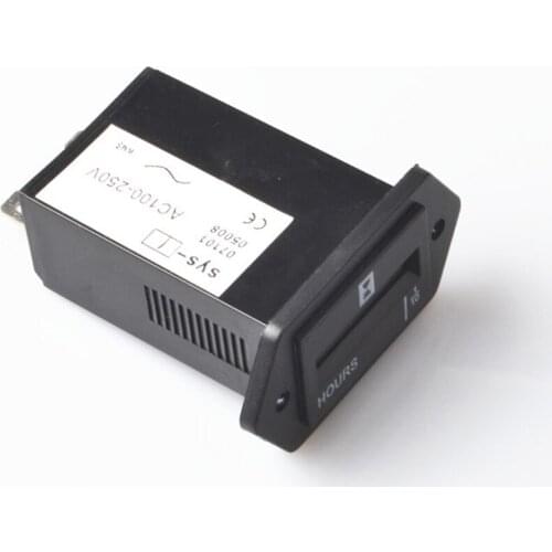 Accessories Hour Meter Replacement HM002 ABS Dust-proof Damp-proof Engine