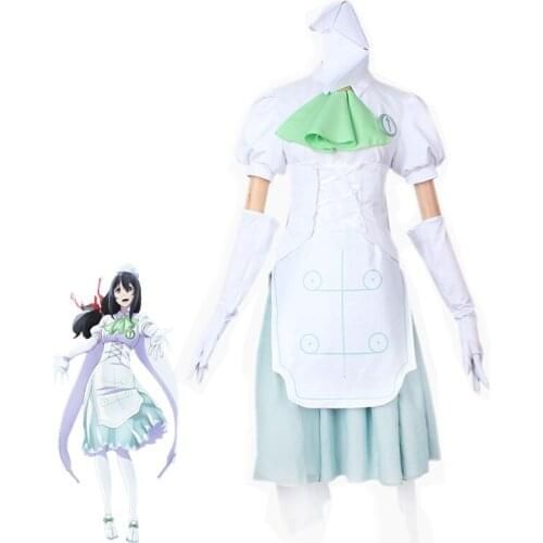 Anime Vivy Fluorite Eyes Song Grace Cosplay Costume White Nurse Uniforms Fancy Outfits Halloween Carnival Suits Custom Made