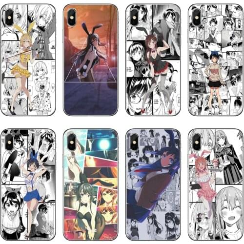 Anime bunny girl Accessories Phone Case For iPhone 12 11 Pro Max Mini XS Max XR X 8 7 Plus 6 6S Plus 5 5S SE 2020