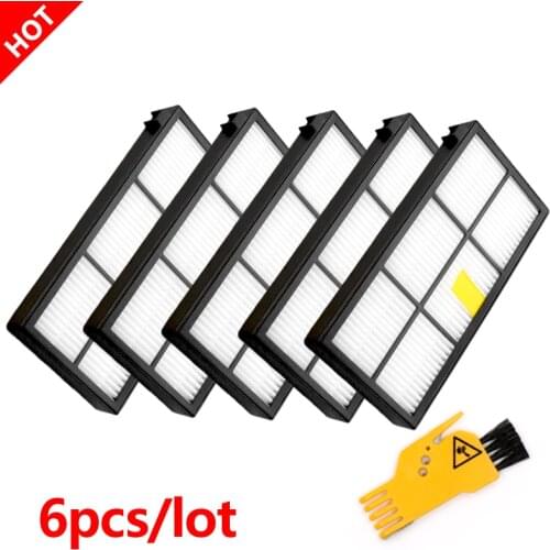 5pcs hepa filter for iRobot Roomba 800 900 Series 980 880 800 870 960 Vacuum Cleaner parts Accessories vacuum filter for Robots