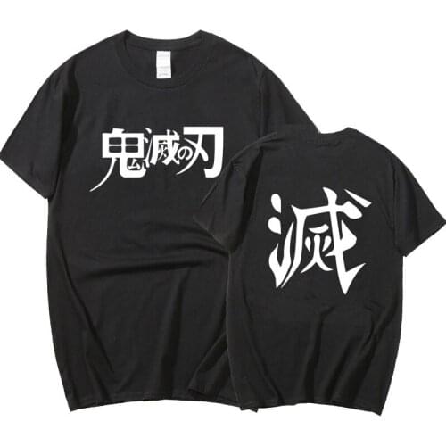 Anime Demon Slayer T Shirt streetwear printing T Shirt Short Sleeve Funny Hipster New Top Tees harajuku t shirt for men