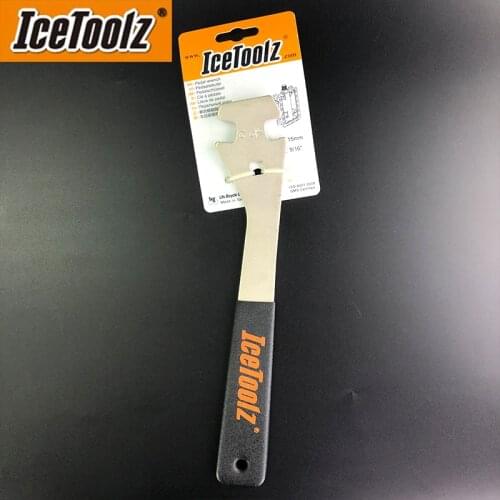 IceToolz Bicycle Pedal Wrench 33P5 Bike Repair Tools 15mm 9/16'' Cycling Repairment Tool