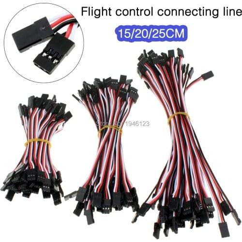 10pcs/lot Flight Control Cable Servo Cable Male to Male 22AWG 30 Core 60 Core 10cm 15cm 20cm Anti-interference for Quadcopter