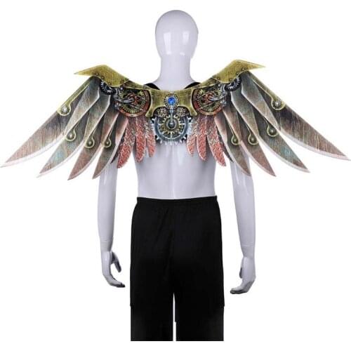 New Burning Man Carnival Party Unique Adult Decoration Steam Punk Wings Costume Steampunk Accessories anime cosplay