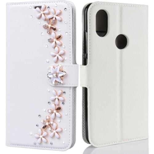Rhinestone Bling Diamond Flip Leather Case For Huawei Nova 2 2S Nova Lite 2 3 3i 4 4e 5i 6 SE 7 Pro 5T Y5 Y6 Y7 Y9 Prime 2019