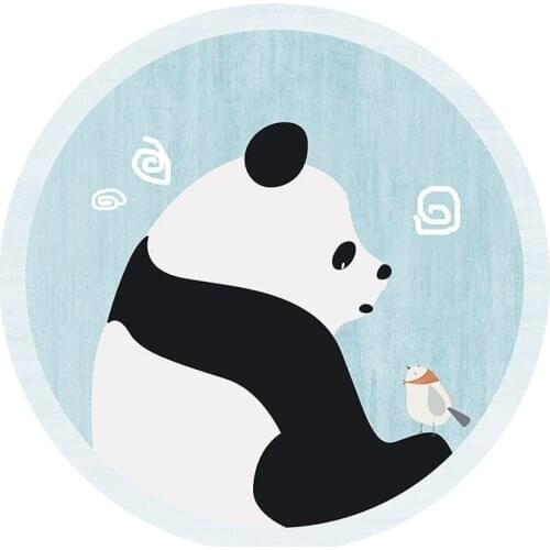 Round Carpet Thickened Living Room Coffee Table Upholstered Bedroom Bedside Couch Hanging Basket Chair Alfombra Baño Tapis ковер