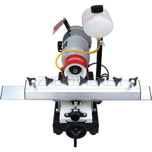 Multifunction Grinder 220V/370W Home Small Desktop Woodworking Blade Planer Polisher Electric Sharpener Woodworking Equipment