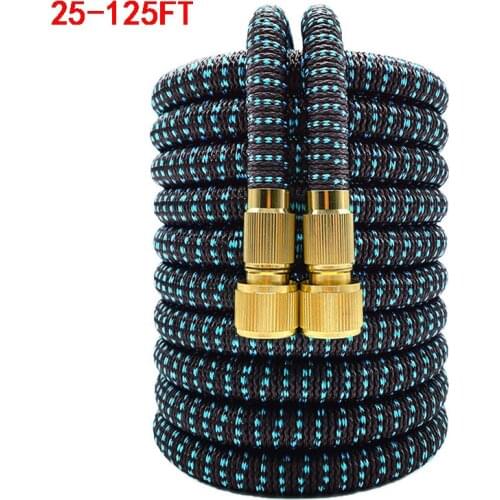 25FT-100FT Garden Hose Extensible Watering Hose Fexible Extendable Car Wash Pipe Hoses Garden Supplies IrrigationTool