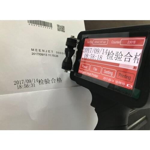 Good Price Hand held Portable Ink jet Printer for sale/hand held ink jet printer with on line marking table and sensor