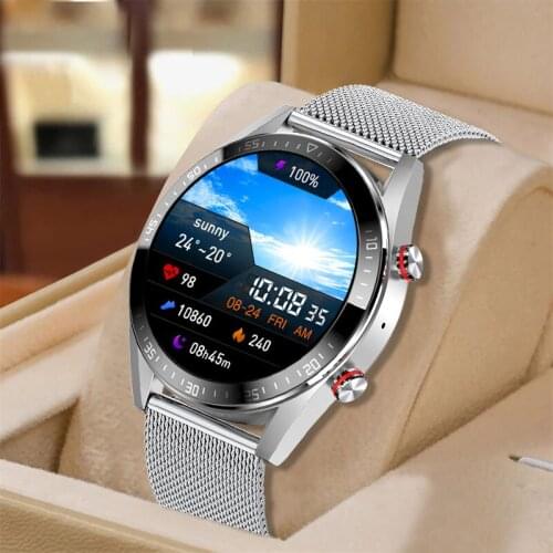 New 454*454 Screen Smart Watch Mens Always Display The Time Bluetooth Call Local Music Smartwatch For Huawei Xiaomi Phone 2021