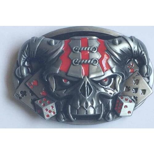 Skull And Clown Belt Buckles suitable for 4cm wideth belt with continous stock