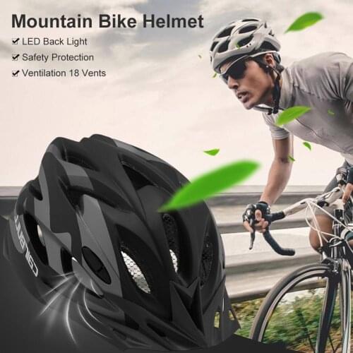 Cycling Bike Helmet Adjustable Safe Bicycle Helmet For Adult Moto Safety Protection CPSC Certified With LED Back Light