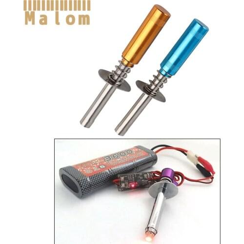 1/8 1/10 RC Cars HSP 80100 Electronic Glow Plug Igniter Cable Clip Nitro Output 1.2V 18 21 28 Engine RC Car Accessories