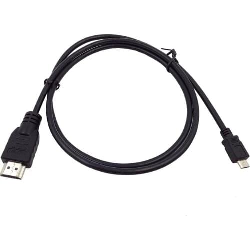 1M/ 3.3ft HDMI-compatible Male to Micro USB Male Data Charging Cord Converter Connector Cable Cord