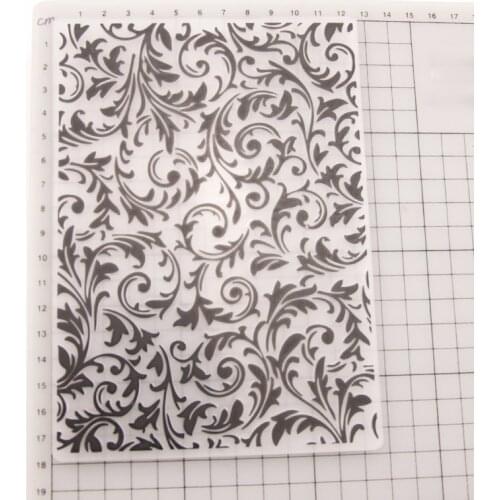 1Pcs DIY Photo Album Tools Stencils Plastic Vine Template Making Paper Cards Wedding Decoration Scrapbooking Embossing Folders