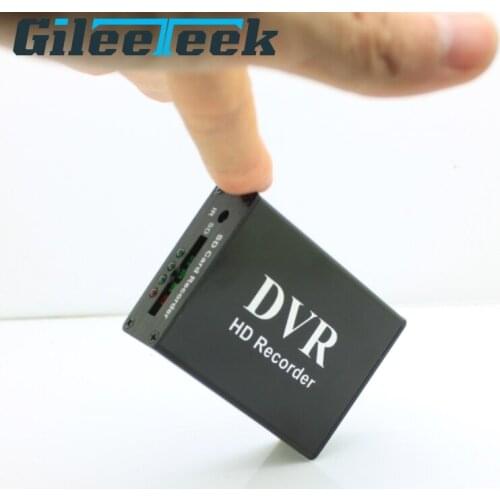 1CH DVR mini video recorder HD Display CVBS in/out SD Card Recorder with Remote Control