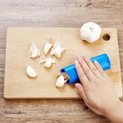 3 Pcs/Set Kitchen Accessories Garlic Peeler Food Grade Silicone Garlics Peeling Machine Cooking Tools HR