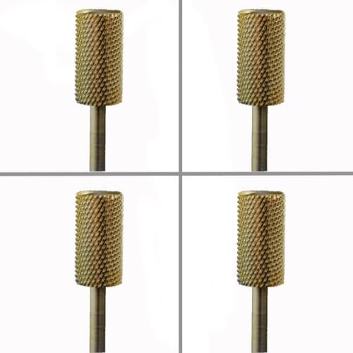 4pcs Carbide Nail Drill Bit -Large Pink & White Bit - M