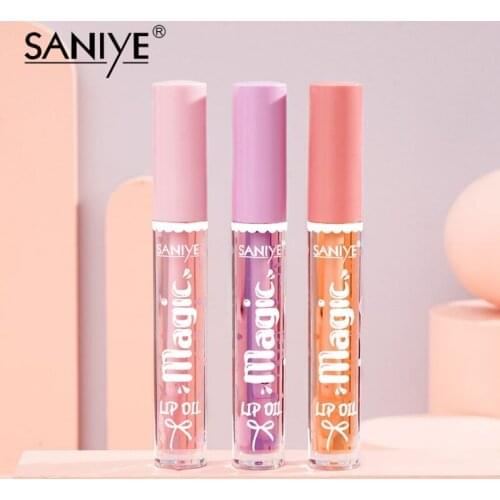 4g Girls Non-stick Cup Brighten Lip Color Moisturizing Long Lasting Metallic Lip Glaze Liquid Glitter Shimmer Lip Gloss