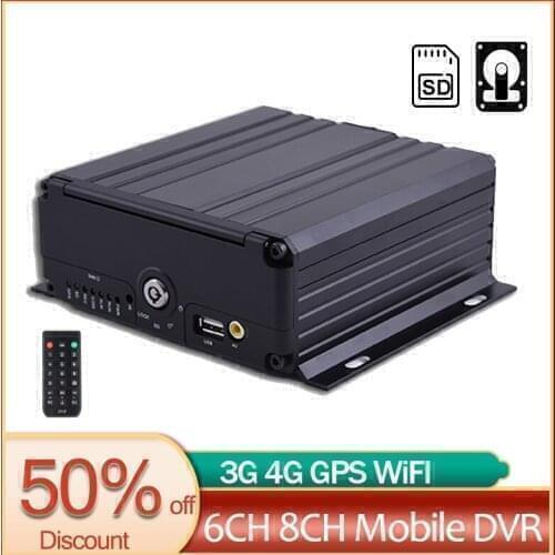 6Channel Mdvr 8 Channel dvr H.264 AHD 4G GPS WIFI Bus Truck Mobile dvr