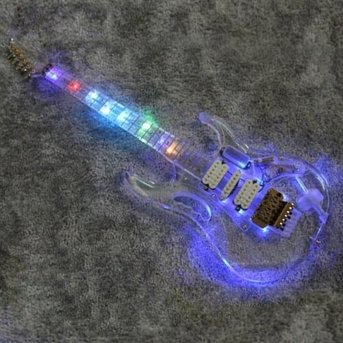 Good quality acrylic electric guitar free shipping