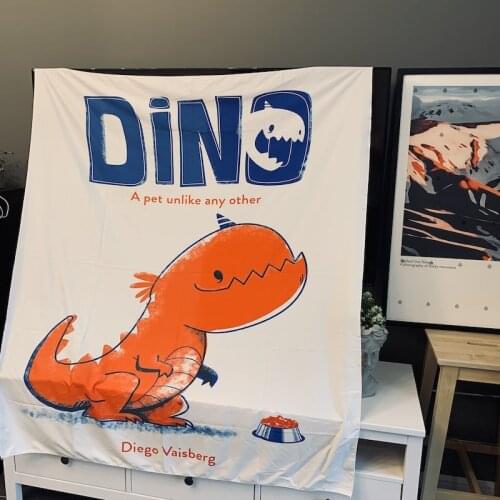 Boutique DINO Tapestry Wall Tapestry Cartoon Tapestry Kids Tapestry Tapestry Bohemian Wall Hanging