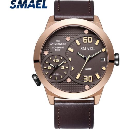 Watch Men Mechanical Automatic SMAEL Big Men Clock Wateproof Alloy Watch Digital1314Sport Quartz Wristwatches Male Watch relogio