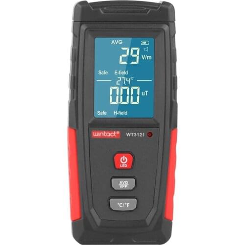 WT3121 Electromagnetic Radiation Detector Meter Dosimeter Tester Counter for Electric Field Radiation Magnetic Field Emission