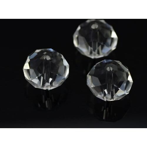 DIY handmade beaded material 68PCS faceted glass beads / crystal beads 8mm BZ08-001