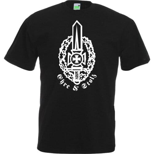 Oldschool Honor and Pride Wehrmacht Empire Military Badge T-Shirt. Summer Cotton Short Sleeve O-Neck Mens T Shirt New S-3XL