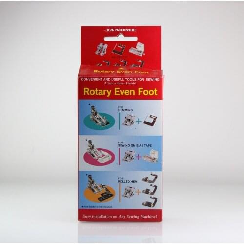 JANOME ROTARY EVEN FOOT CONVENIENT AND USEFUL TOOLS FOR SEWING HEMMING PIED PAT ROTARIF