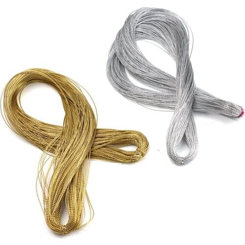 MEIBEADS 5 yard/lot Silver Color Cords Accessories Tassel Rope For Diy Jewelry Making Finding & Components